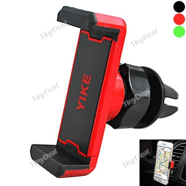 YIKE Car Phone Air Vent Mount Stand 360 Rotate Adjustable Holder for iPhone4/4s 5/5s 6/6s/plus Samsung S3/S4/S5