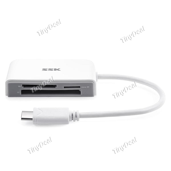 SSK SCRM610 USB Type-C TF Micro SD Card Reader for MacBook Nokia N1 Smartphone