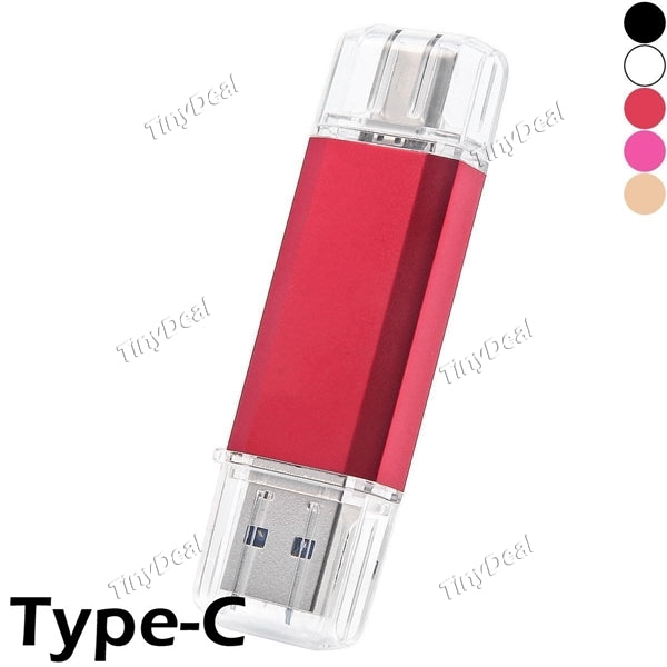 16GB Type-C USB 3.0 Dual Flash Drive U Disk Pen Drive for Smartphones and PC