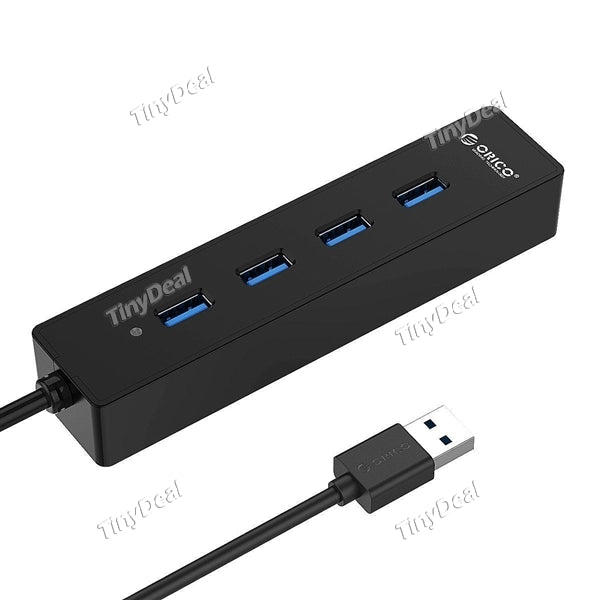 ORICO W8PH4 4 Port Portable USB3.0 HUB for Windows and Mac OS Black