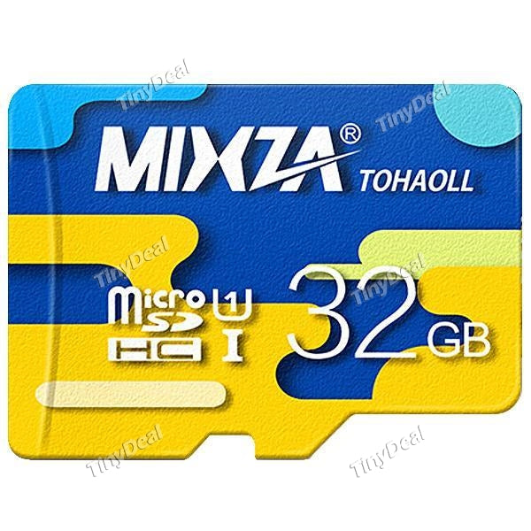 MIXZA 32GB Class 10 Micro SDHC UHS-I up to 80MB/S TF Card Flash Memory Card Colorful Series