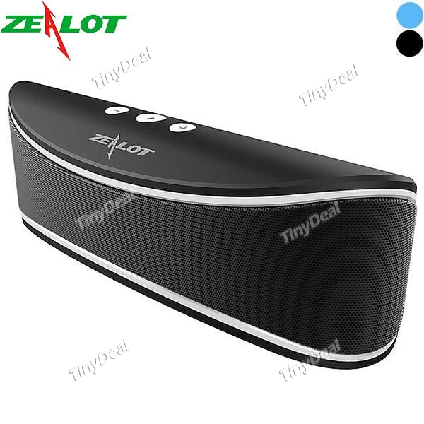 ZEALOT S2 Bluetooth 4.0 Wireless Hi-Fi Subwoofer Speaker w/ TF Card/U Disk/Aux MP3 Player for Smartphone