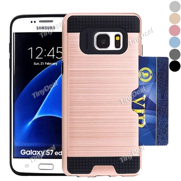 2016 New Card Brushed Case Cover Protective Back Case for Samsung Galaxy Note 7