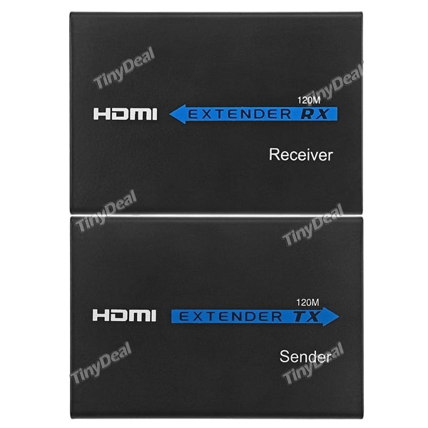 120M 1080P HDMI Extender Over Single Cat5 Cat5E Cat6 for HD STB DVD PS3 HDMI Display