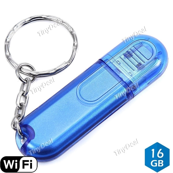 UV-W01 16GB Wireless Storage Key Chain Wifi Stick Flash Drive for Smartphones Tablets Computers