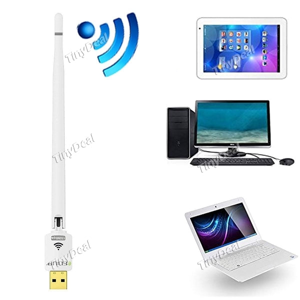 EDUP EP-MS8552S Driver-free 2.4GHz 150Mbps 6dBi Antenna Wireless Network Adapter for PC Laptop Notebook