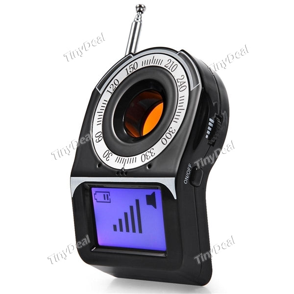 CC309 Anti-Spy RF Signal Bug Wireless Hidden Camera Lens Radio Wave Signal GSM Device Finder Laser Detector with LED Display