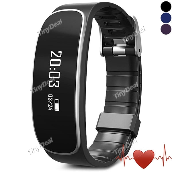 H29 Smart Bracelet Touch Screen Pedometer Mileage Calorie Sleep Real-time Heart Rate Monitor Find Phone Anti Lost