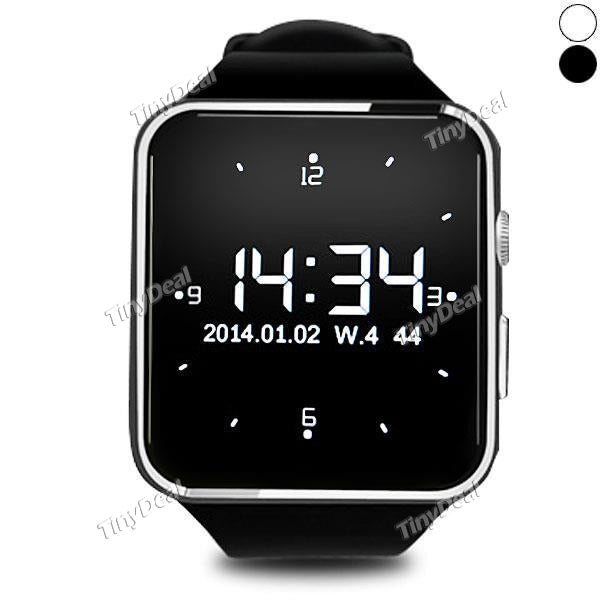 X6 1.54'' 128M/64M 0.3M Camera Pedometer Sedentary Reminder Sleep Monitor Dialer SMS Smart Watch Phone