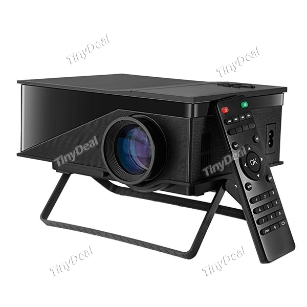PH400 LED Portable Projector 800x480 HD 1080P 1200LM Multimedia Home Theater w/ HDMI VGA USB AV Built-in Speakers