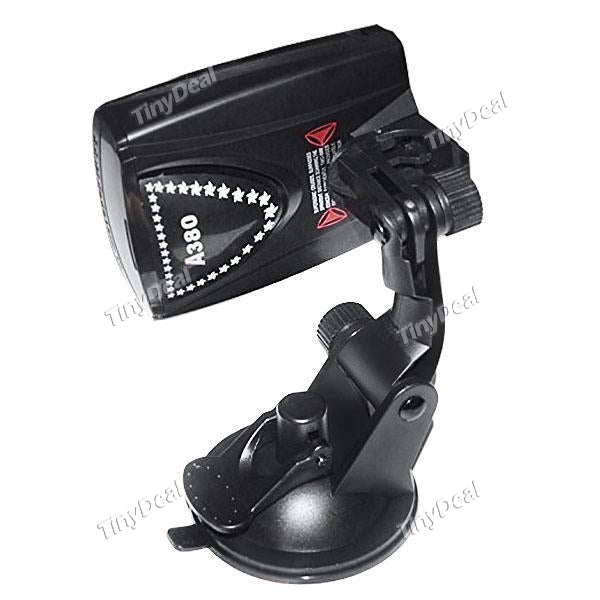 A380 Full Band Car Speed Radar Detectors Alarm Systems for GPS Navigator Supports English Russian