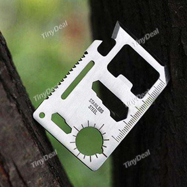 1/2/4/6 Pair Multi-function Outdoor Knife Saber Card with PU Sheat Cased Stainless Steel Tool Pocket Knife Card for Camping