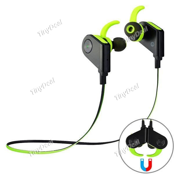 Y8 Bluetooth 4.1 Sports Magnetic HIFI Headset Stereo Handsfree Earphones w/ Mic Multi-point Sweatproof for iPhone 7 Tablets