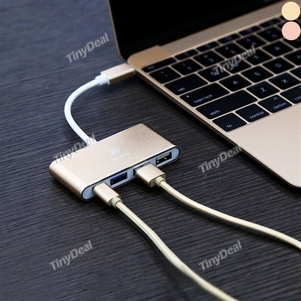 Baseus Type C to Type C USB 3.0 USB 2.0 USB HUB for Macbook Chromebook