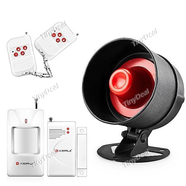 YA-301 433MHz Wireless House Alarm Siren System Security Burglar Alarm