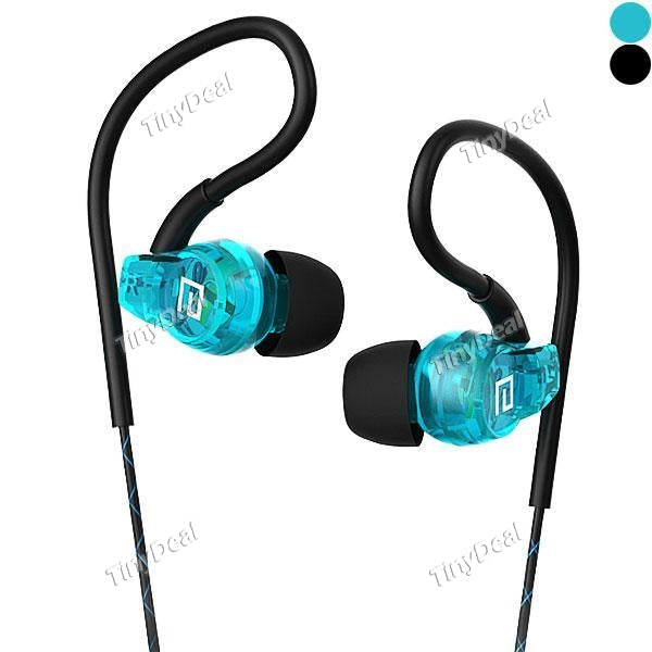 Langsdom SP80A 3.5mm In-Ear Sports Headphone Hands-free Anti-Wrap Portable Music Earphones for Smartphones Tablets
