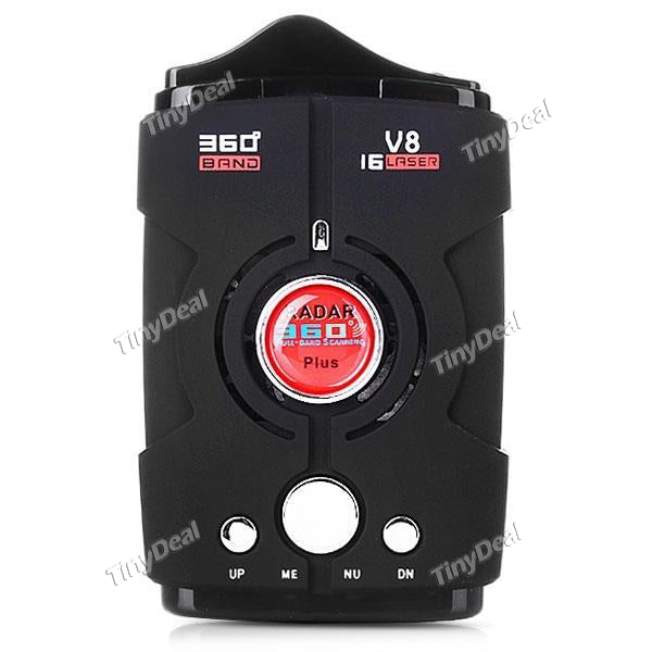 Speed V8 Laser Radar Detector 16 Band Auto 360 Degrees Voice Alert Warning Car Locator