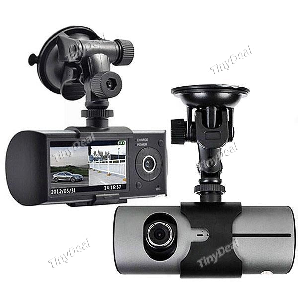 X3000 Car DVR FHD 1080P 2.7" 140° Dual Lens Camcorder Vehicle Camera Video Recorder with GPS Logger RGP-520638