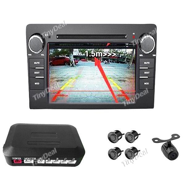 Car DVD Navigation Display Visual Voice Prompt Reversing Sensor System