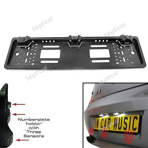 Univesal Car HD Rear View Backup Reverse Camera For European Cars EU Car License Plate Frame RCM-520774