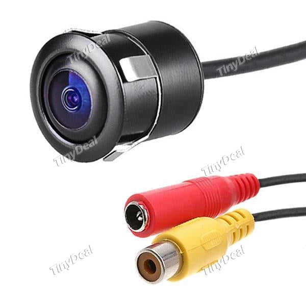 Universal 18.5mm Punch Embedded Rear-View License Plate Back Up Waterproof Night Vision Camera RCM-520775