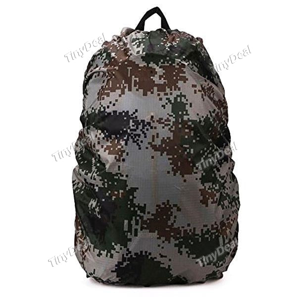 35L Nylon Waterproof Backpack Rain Cover Rucksack Water Resist Cover for Hiking Camping Traveling Outdoor Activities