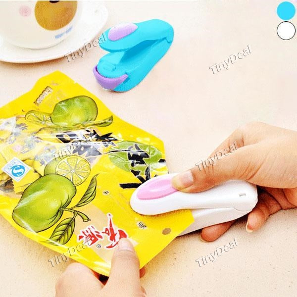 Mini Plastic Bag Heat Sealer Portable Heat Sealing Machine Seal Packing Plastic Bag for Bag Sealing HHI-520962-C4