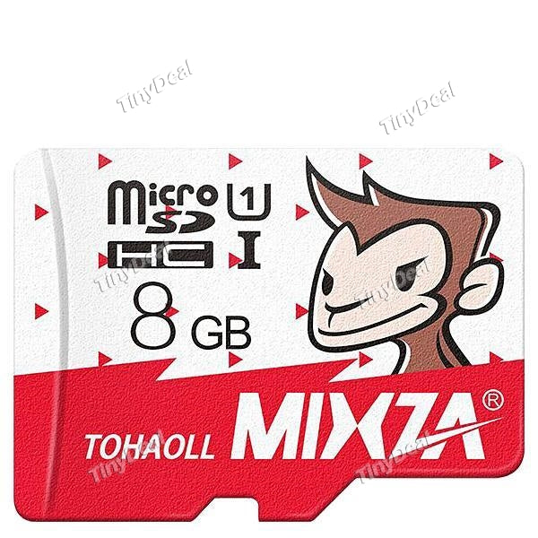 MIXZA 8GB Class 10 Micro SDHC UHS-I up to 80MB/s Memory Card EFM-521087