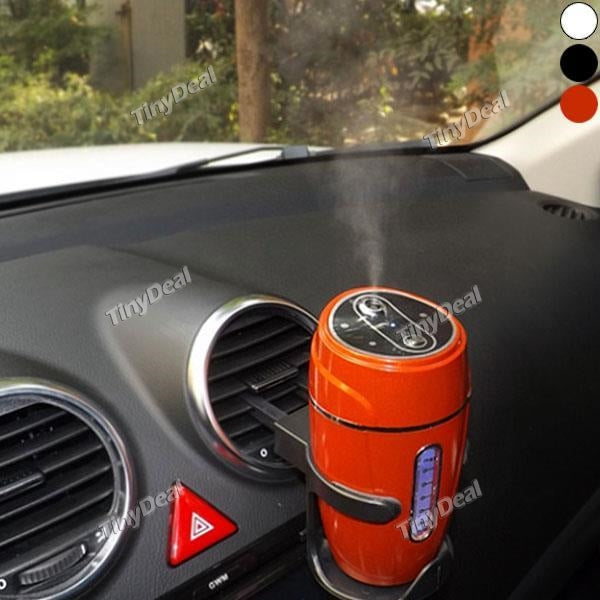 Mini Portable Air Purifier Aroma Diffuser DC5V 180ML Vehicle Mounted with Cup holder Car USB Humidifier