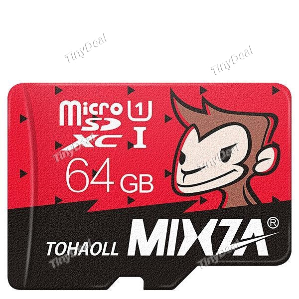 MIXZA 64GB Class 10 Micro SDHC UHS-I up to 80MB/s Memory Card EFM-521141