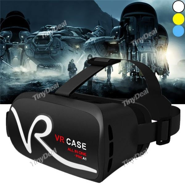 VR BOX RK-A1 3D Virtual Reality Glasses with Bluetooth Control Touchpad Buttons for 4.0-5.8" Smartphone E-521322