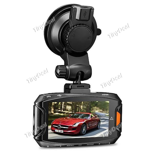 GS90C Ambarella A7LA70 Car DVR Full HD Video Recorder 2.7" LCD 170° Wide Angles 12MP with HDR GPS Logger
