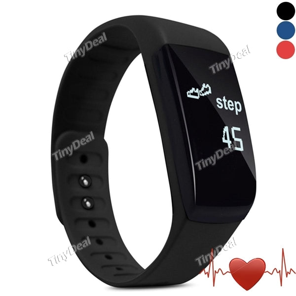 UP08 Smart Bracelet Call SMS Reminder Pedometer Mileage Calorie Sleep Heart Rate Monitor Remote Camera IP67 E-521518