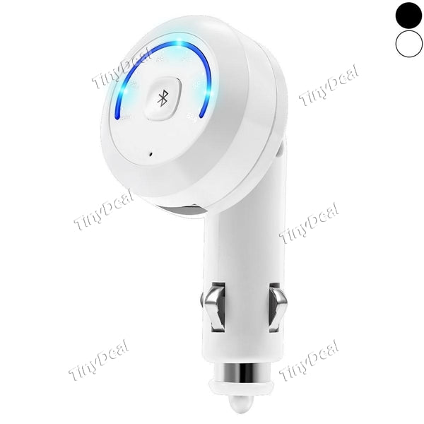 Wireless In Car FM Transmitter Hands-free Calling Bluetooth Music Adapter Car Charger