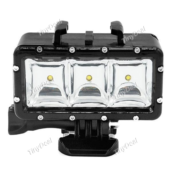 LINGLE Strong Supplement Light Diving Underwater Waterproof for GoPro Hero 2/3/3+/4 5 SJCAM Xiaoyi EVATH-521945