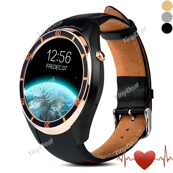 I3 Smart Watch Phone Quad-Core 3G Dialer Android 5.1 Wi-Fi MTK6580 Google Play GPS Heart Rate Monitor Pedometer E-522516