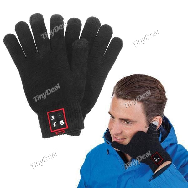 H1-01 Unisex Warm Gloves with Mic Bluetooth Earphone Touch Screen for Universal Cellphone EPATH-522892