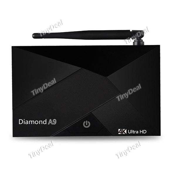 Diamond A9 Android 6.0 Marshmallow Amlogic S912 Octa-core CPU 2GB 16GB 4K H2.65 KODI HDMI2.0 BT 4.0 5G WiFi TV BOX E-522893