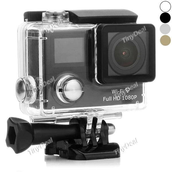 G3 Dual Display WiFi Sport Camera 0.95" OLED 2" LCD 1080P H.264 12MP 170° Wide Angle Waterproof HDMI 1.5h Battery Life