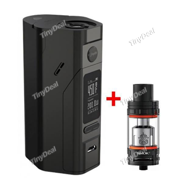 Authentic Smok TFV8 RTA & Wismec RX2/3 150W/200W TC Mod Combo Kit - Black
