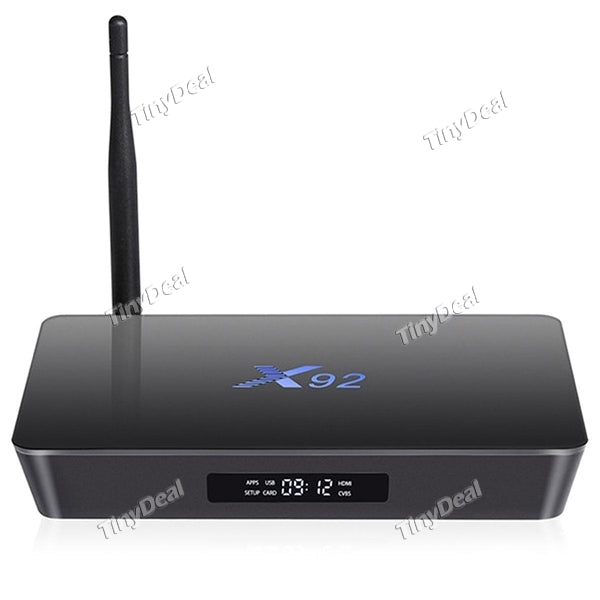 X92 Android 6.0 Marshmallow TV BOX S912 Octa-core 3GB 16GB 4K H2.65 VP9 BT 4.0 Gigabit Ethernet KODI HDMI2.0 5.8G WiFi