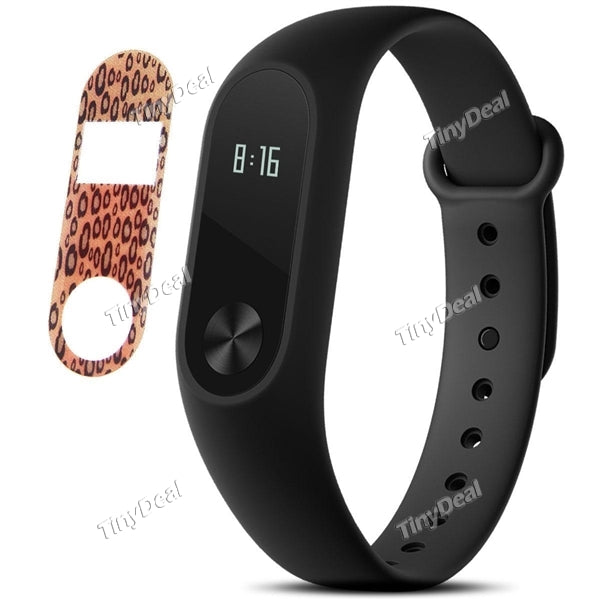 0.1mm Leopard Print Style Screen Protector Explosion-proof Anti-fouling/fingerprint Film for Xiaomi Miband 2