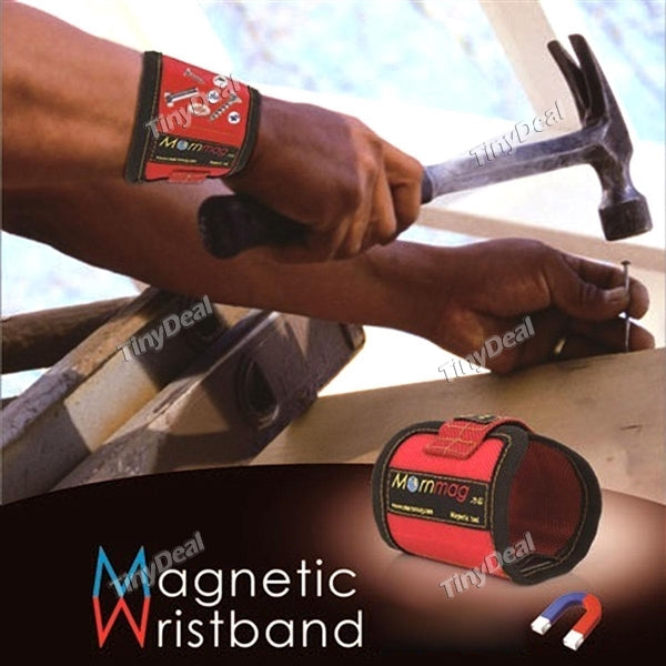 Magnetic Wrist Strap Hardware Tool Maintenance Home Management Tool Bag Effective Power Wrist Strap Adsorption Screw