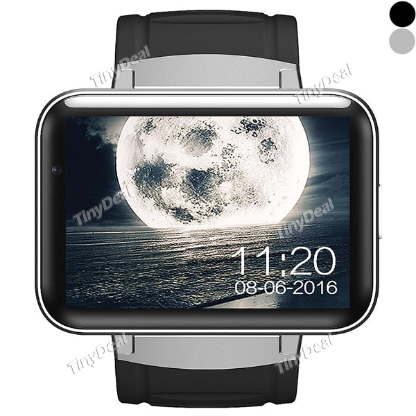 DM98 Smart Watch Phone Android 4.4 Big Screen 1.3MP Camera 3G Dual-Core Dialer GPS Wifi Sports Tracker