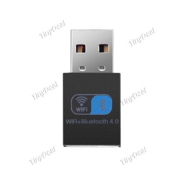 WiFi + Bluetooth 4.0 2-in-1 USB Adapter USB2.0 150Mbps Wireless Network Adapter Bluetooth Adapter for PC Laptop