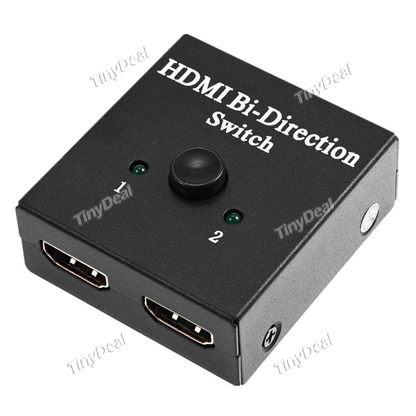 2-Port HDMI Bi-directional 2x1 Switch Switcher or 1x2 Splitter Selector for TV Player PS3