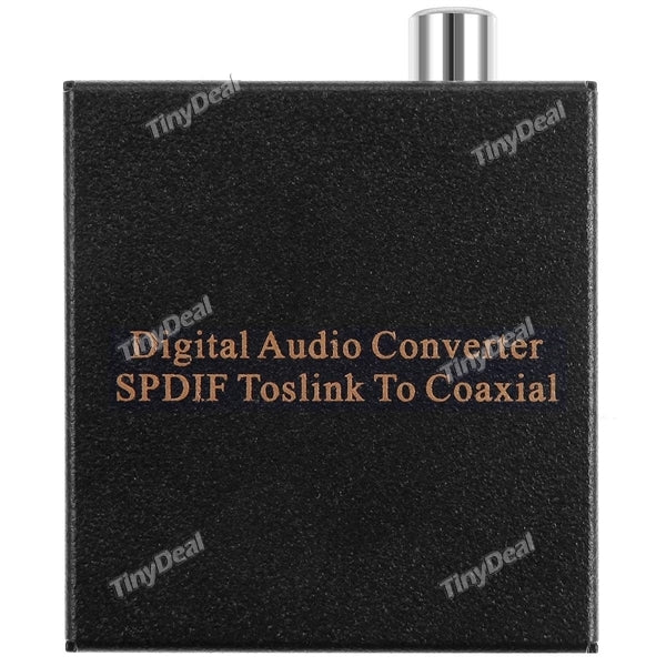 Digital Audio SPDIF Toslink to Coaxial Converter for Player & Electronic
