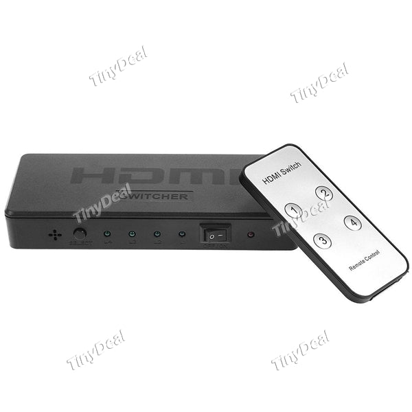 HD 4 in 1 Four Ports HDMI Switcher for DVD TV PS3 Digital Player
