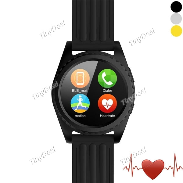 GS3 Smart Watch Call SMS App Push Sedentary Reminder Heart Rate Sleep Mileage Calorie Monitor Pedometer Anti Lost