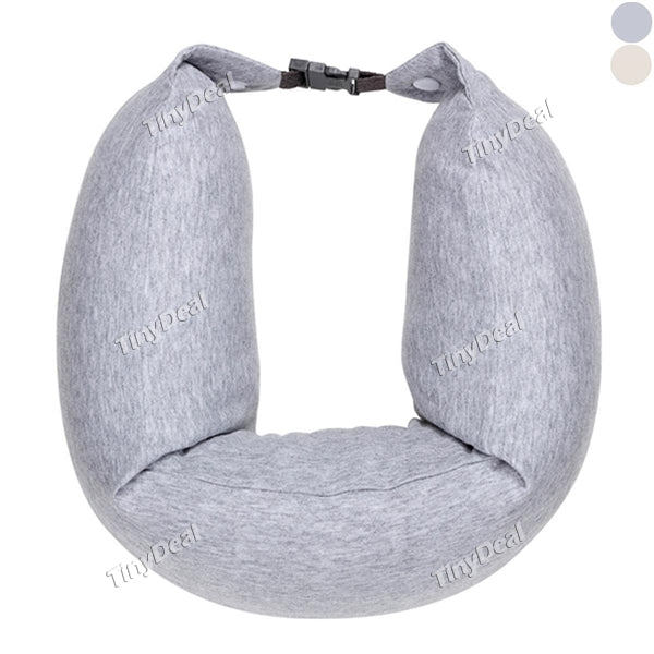 8H Multifunctional U Shaped Pillow Neck Comfort Neck Cushion Pillows Natural Latex Particles Neck Pillows